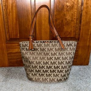 Authentic Michael Kors brand tote purse
